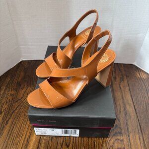 Vince Camuto Abbeanna Slingback Sandal SZ: 9 Tawny color
